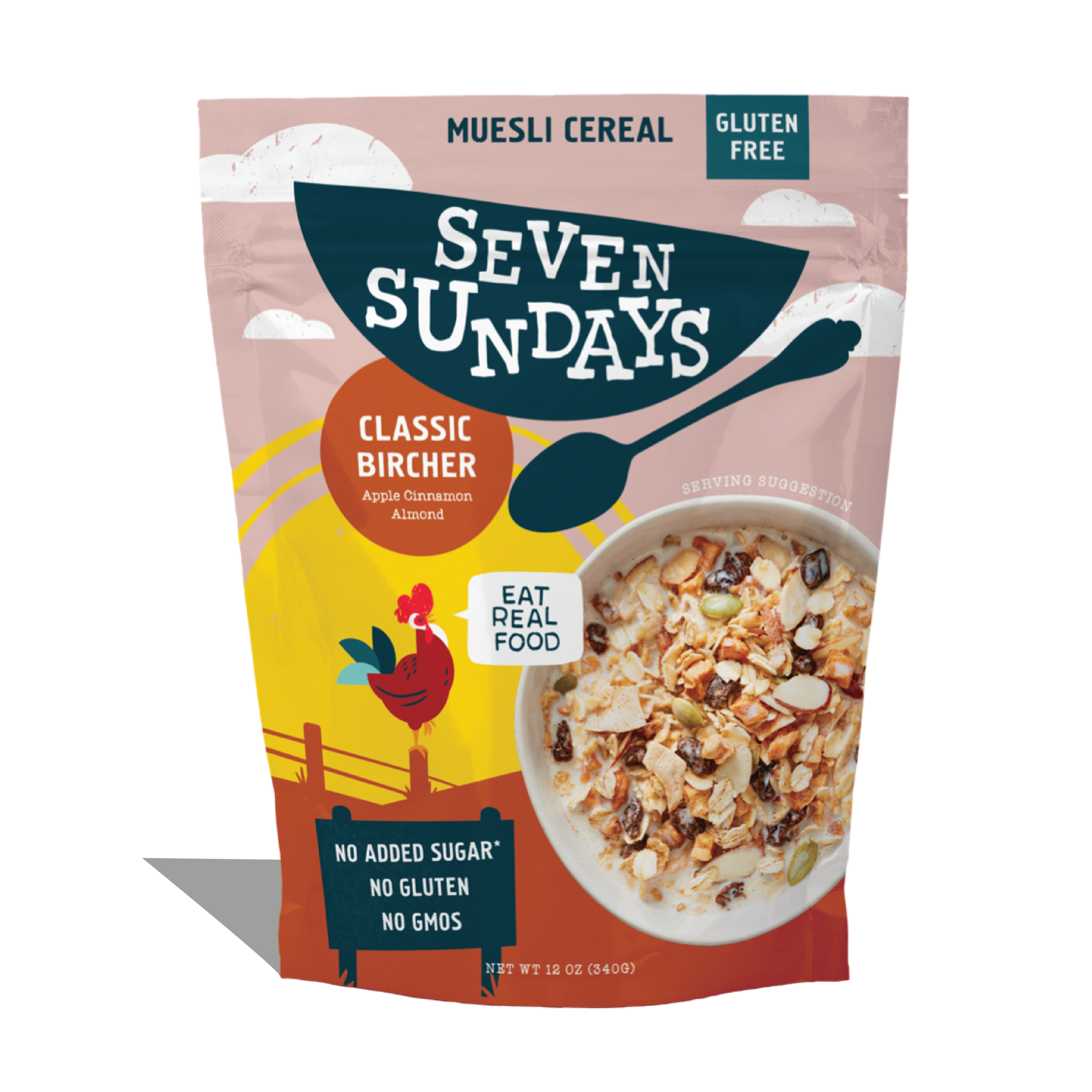 Classic Bircher Apple Cinnamon Muesli, 12oz